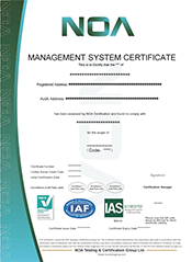 管理体系IAS-EN